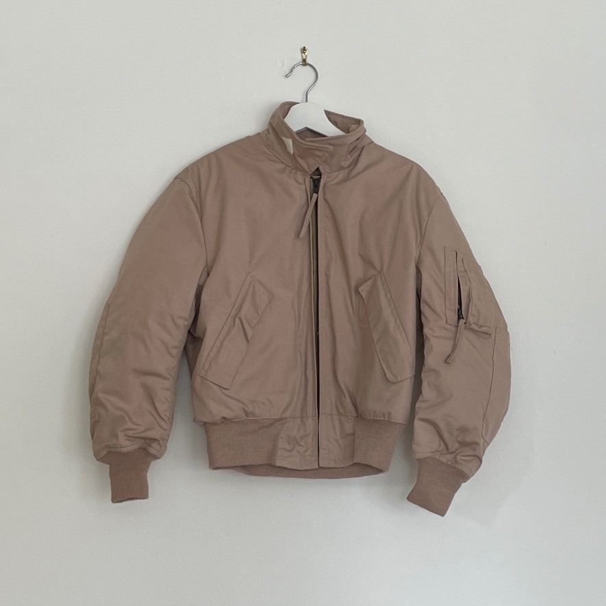 Carter Industries Cvc Cold Weather Jacket Tan Military Bomber 36 Small Short